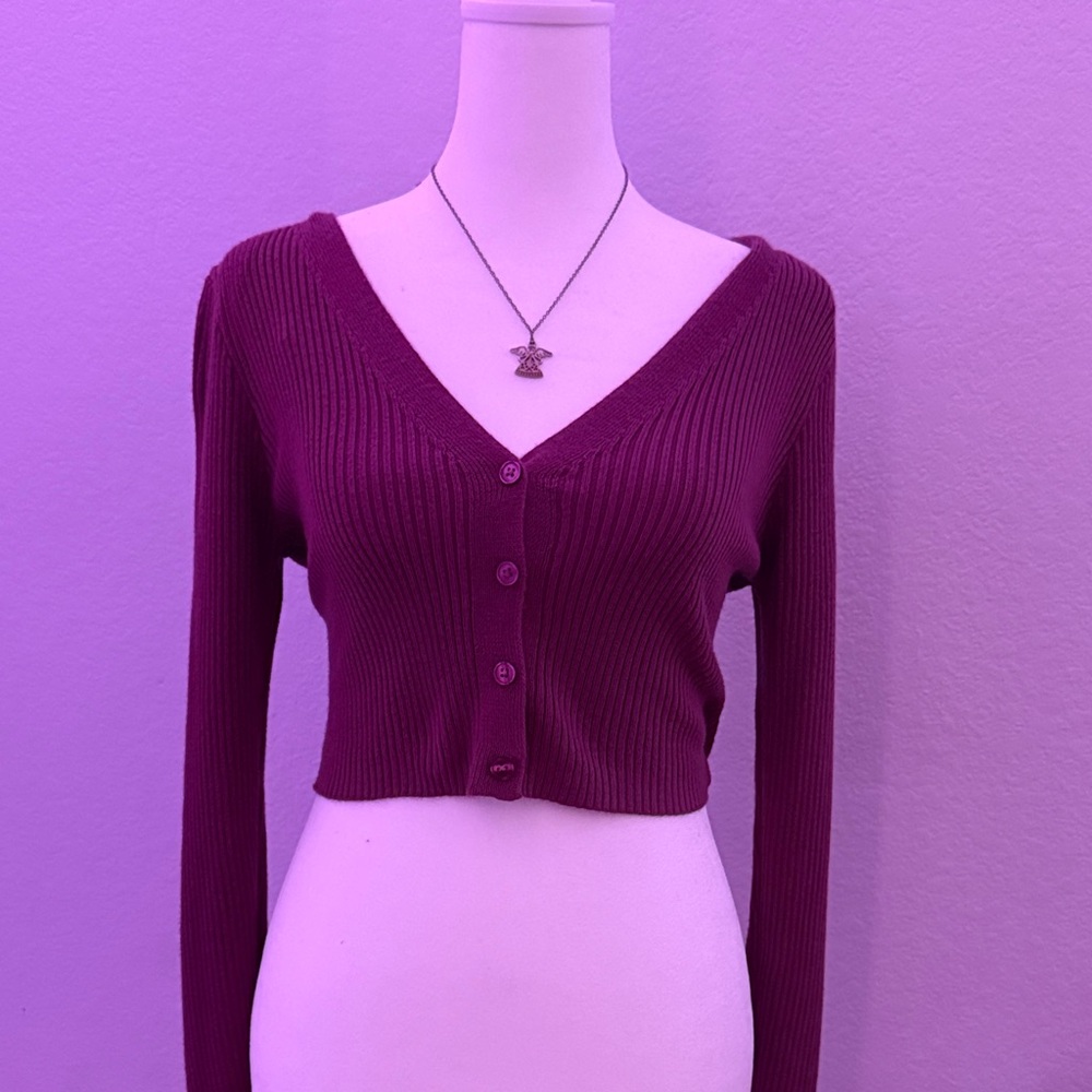 Wild Fable Purple Knit Sweater